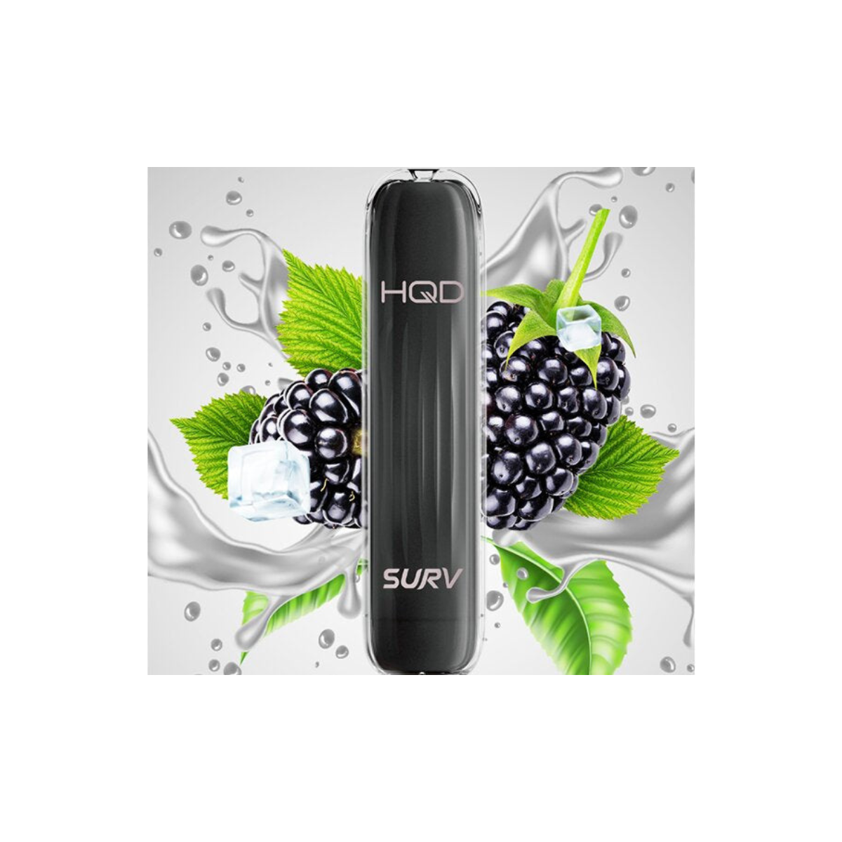 HQD SURV 600 BLACKBERRY ICE 20MG MIT KINDERSICHERUNG - Sweets & Smoke