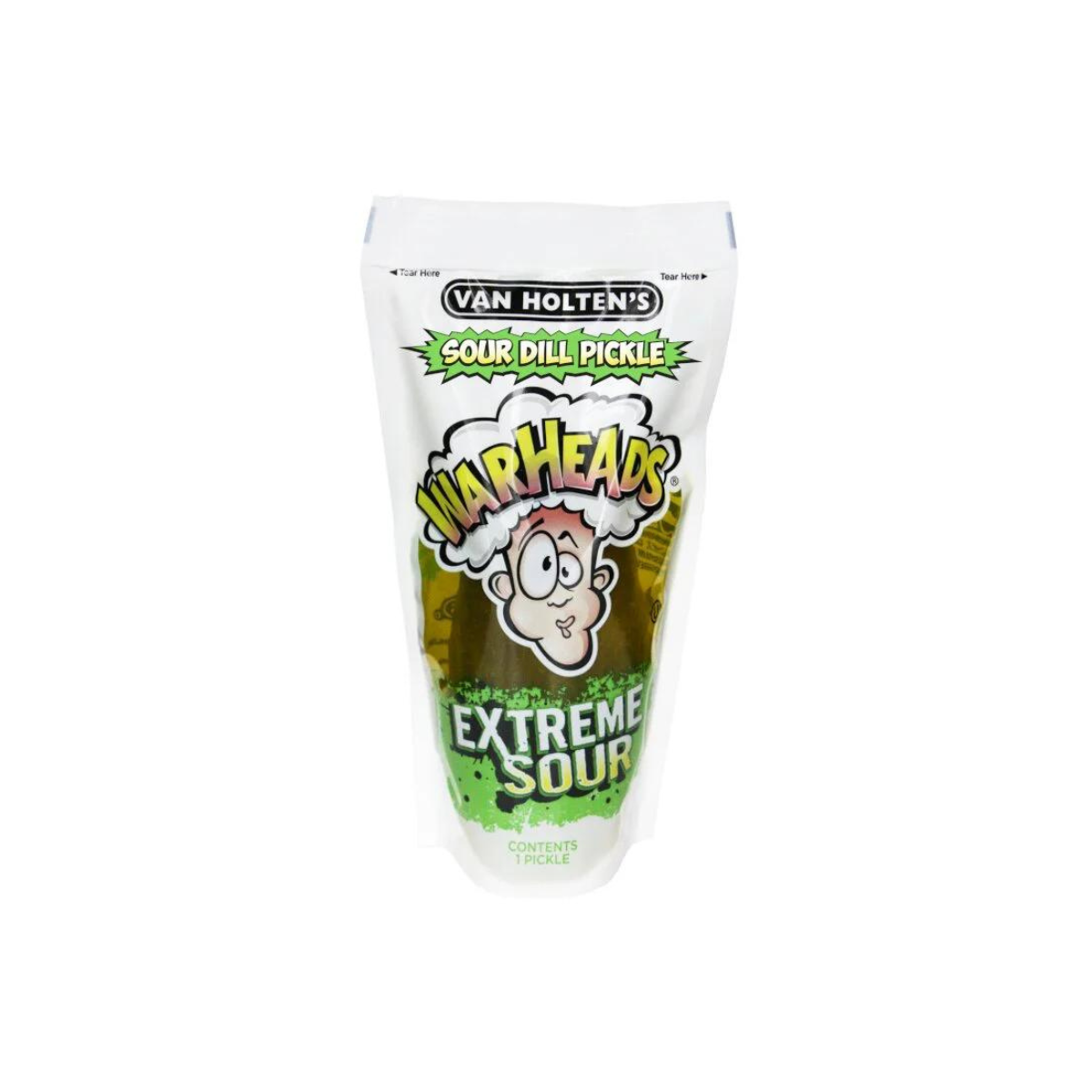 Van Holten's Warheads Extreme Sour Pickle Jumbo