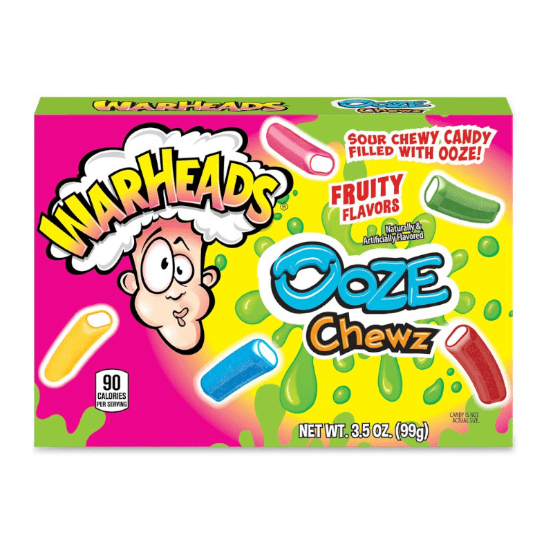 Warheads Ooze Chews 99g – Fruchtiger Kaugenuss in 6 Geschmacksrichtungen