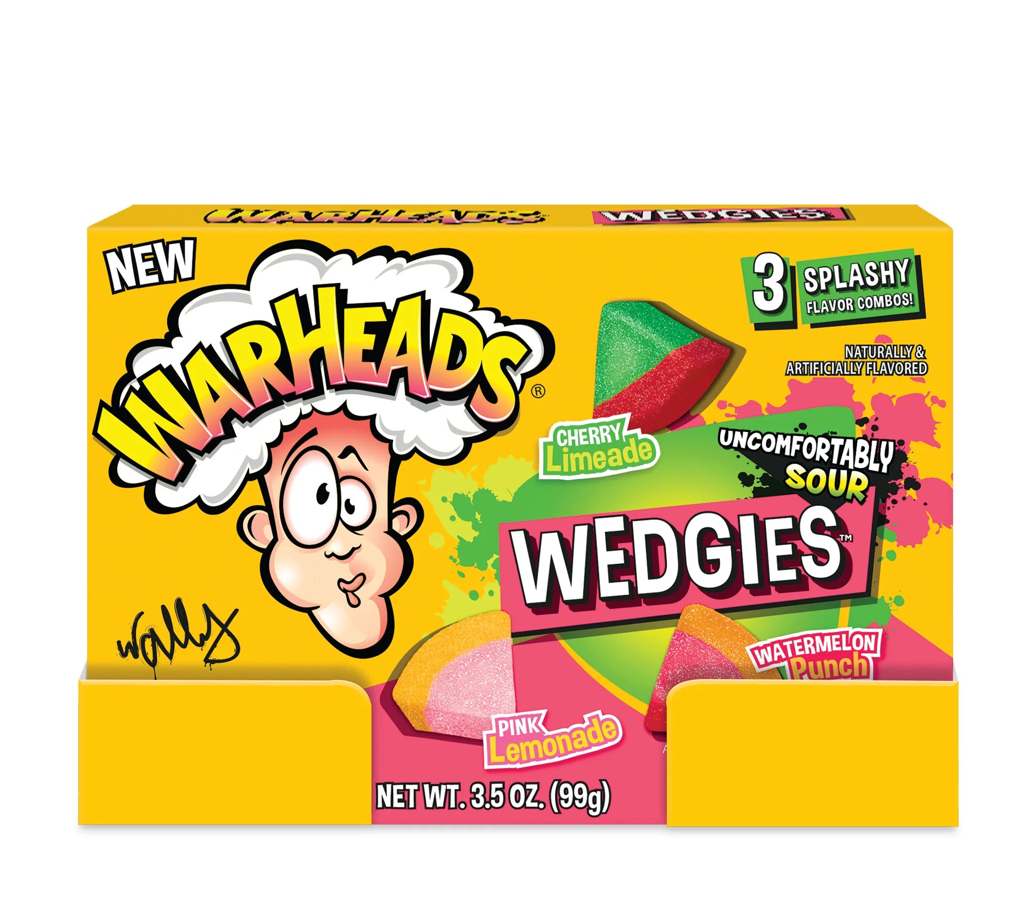 Warheads Sour Wedgies 99g – Kirschlimonade, Wassermelonen Punch, Pink Limonade