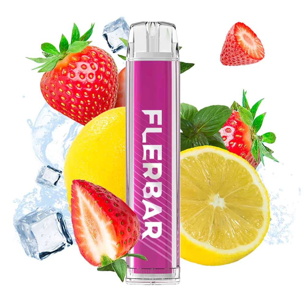 Flerbar Strawberry Lemonade - leckeres Dampferlebnis mit süßem Erdbeer-Limonaden Geschmack
