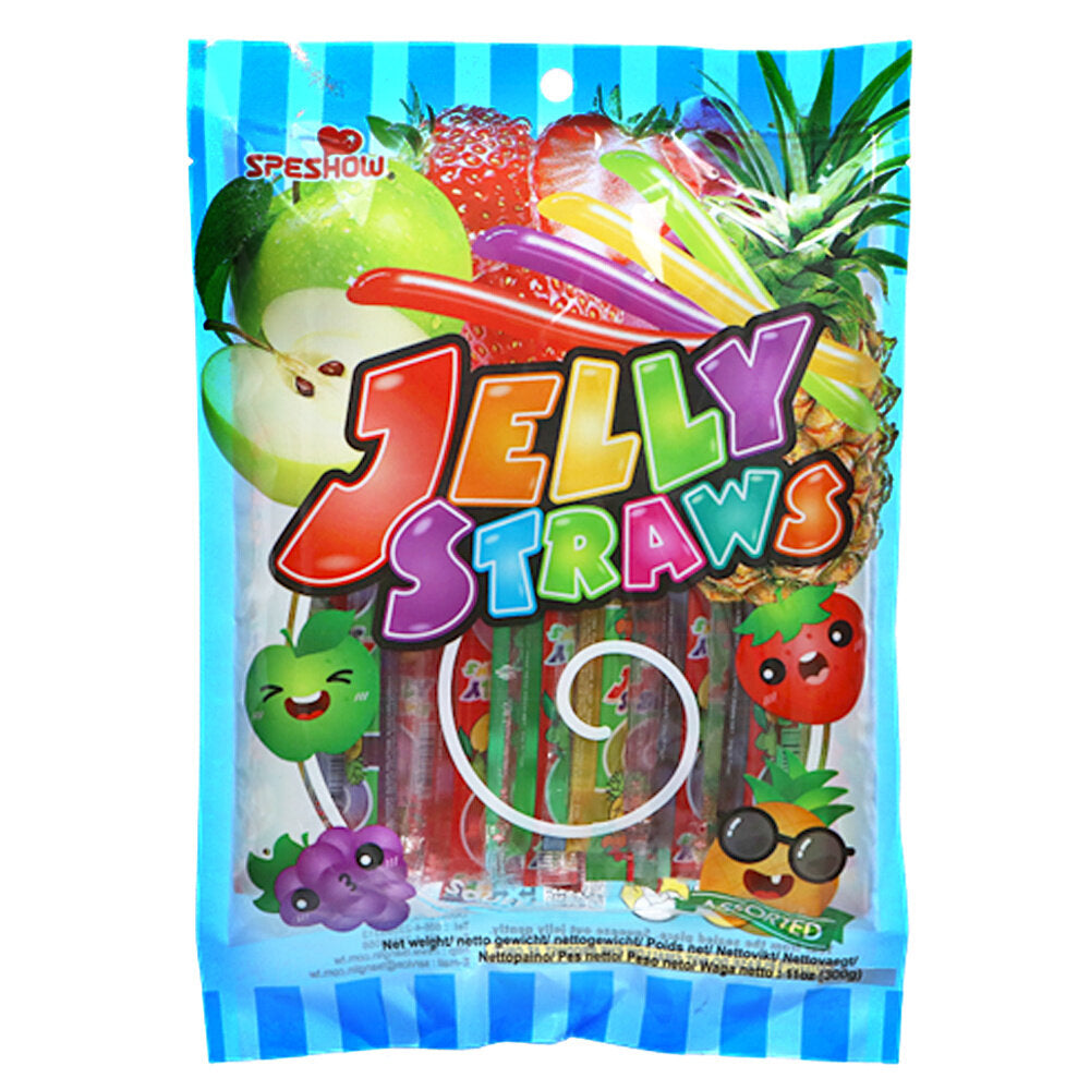 Speshow - Assorted Jelly Straws 300g: Ein fruchtiges Geschmackserlebnis